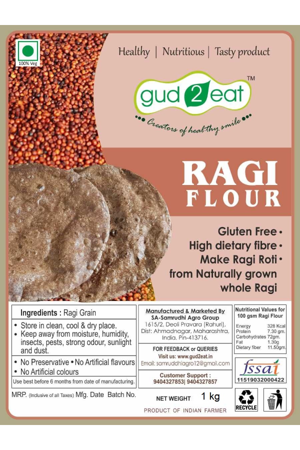 Ragi Flour - Gulten free
